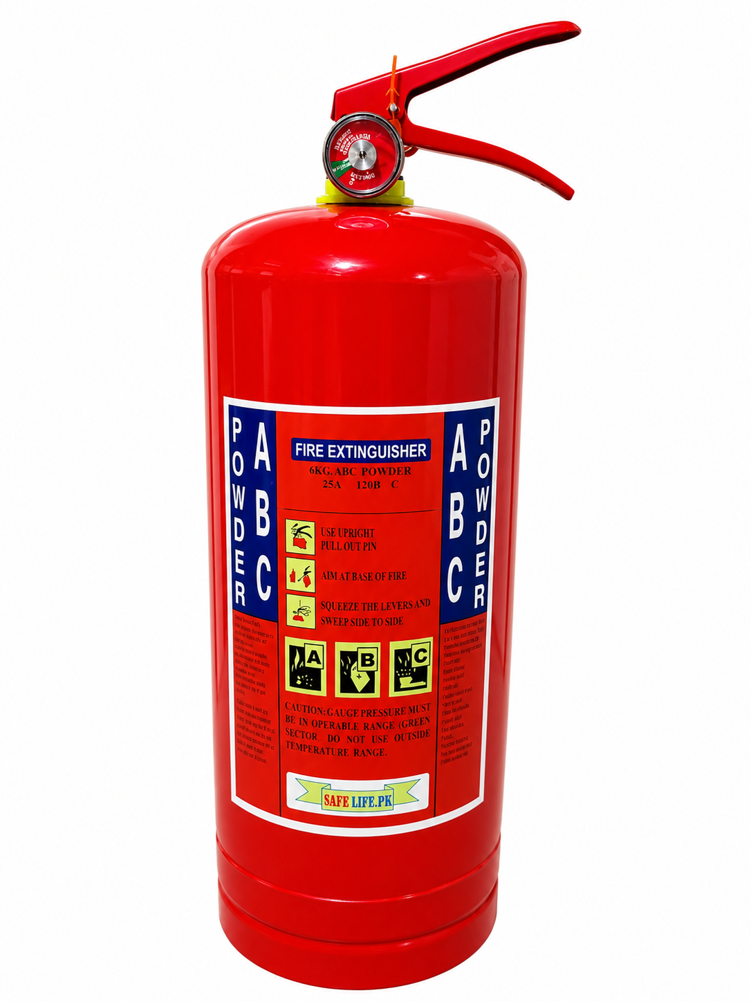 6KG ABC Dry Powder Fire Extinguisher