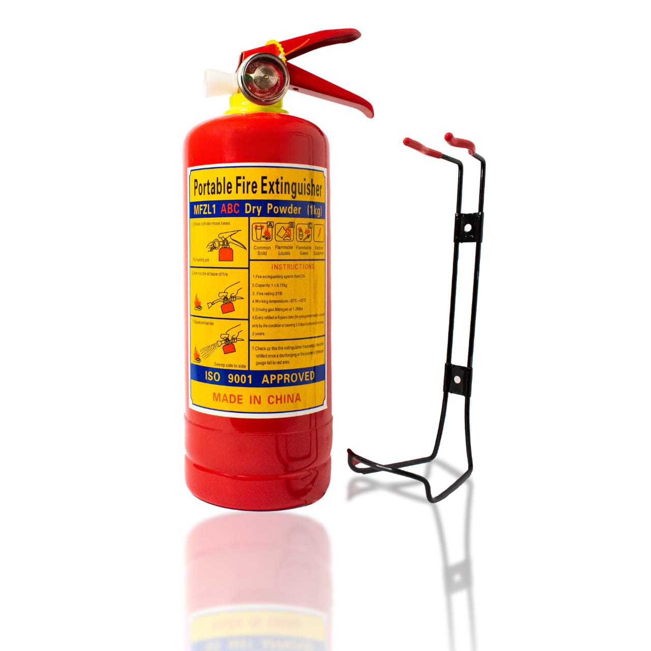 2KG ABC Dry Powder Portable Fire Extinguish